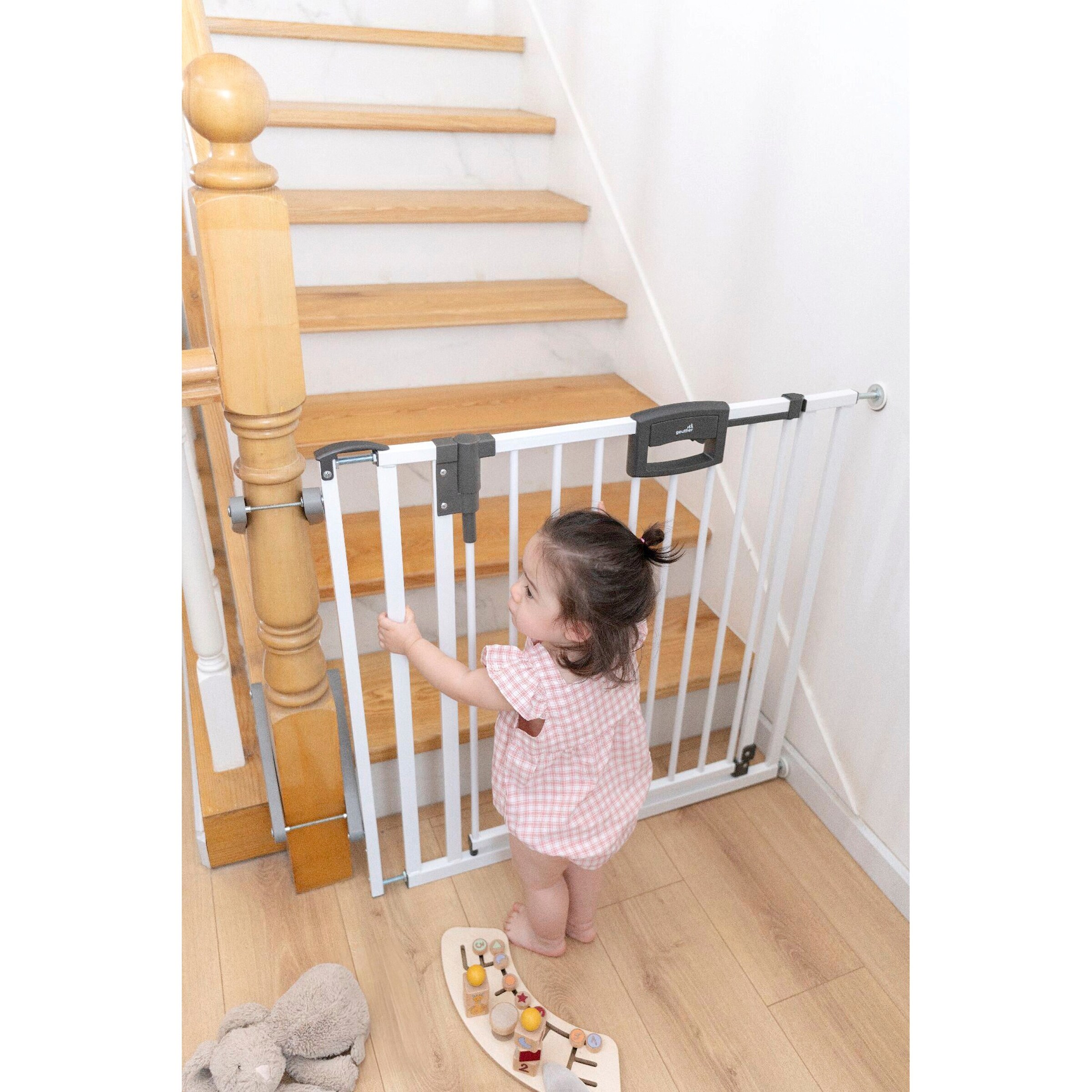 Geuther Treppenschutzgitter Easylock Plus 84-92,5 cm