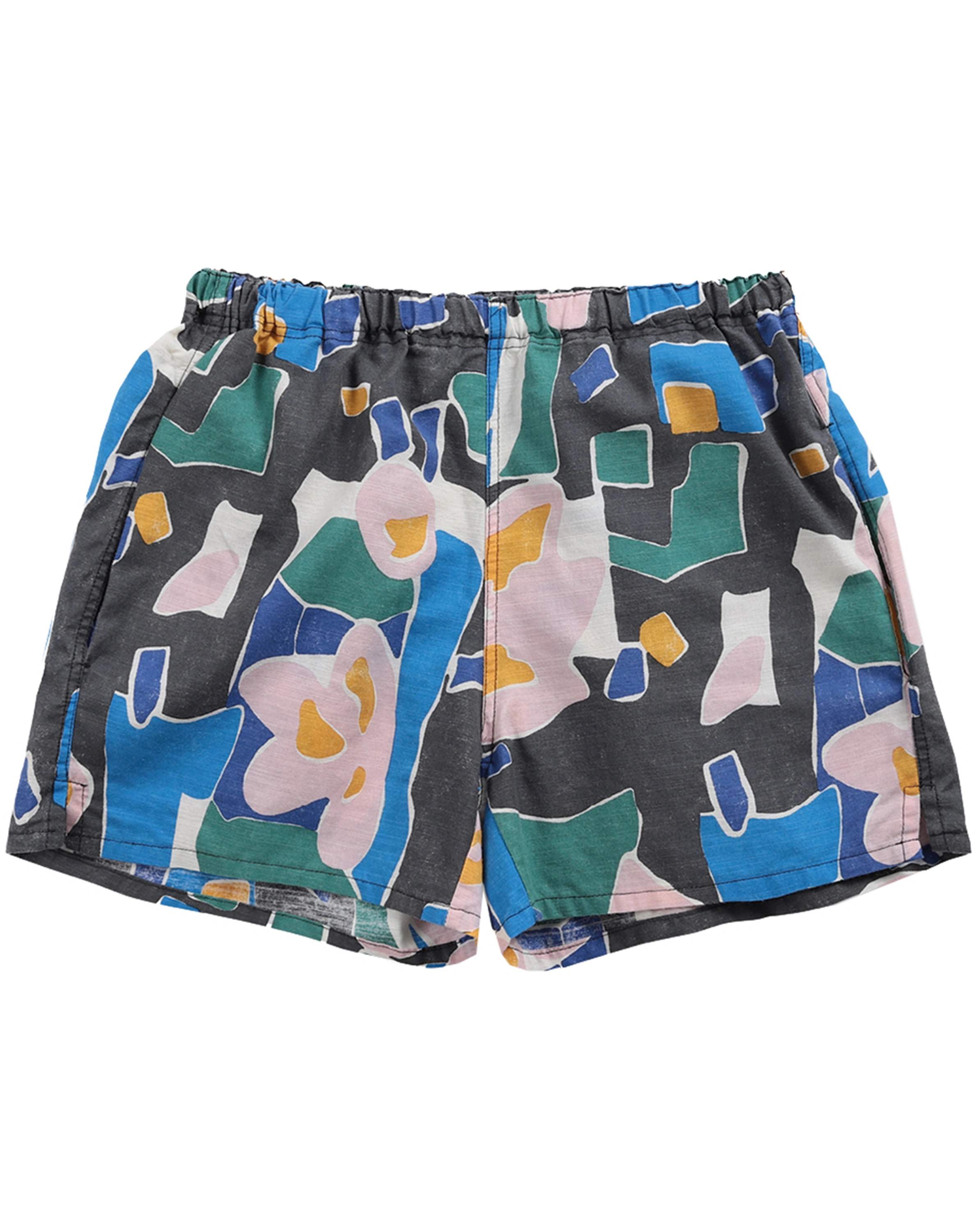Shorts STAINS in offwhite/blue