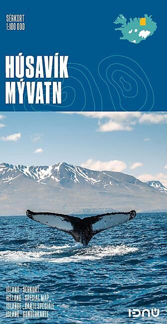 FERDAKORT - HUSAVIK MYVATN 1 100 000