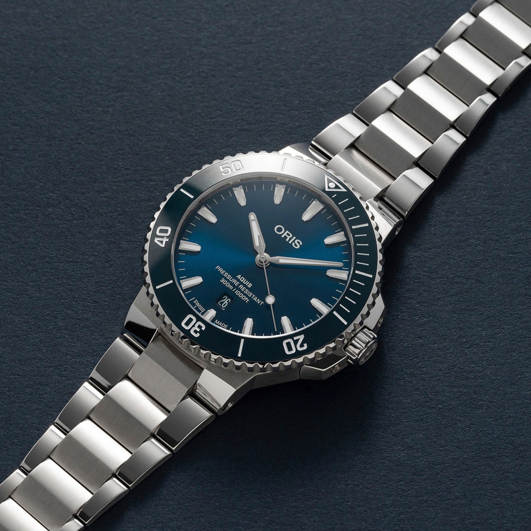 Oris Aquis Date Blau Ø 43.5mm