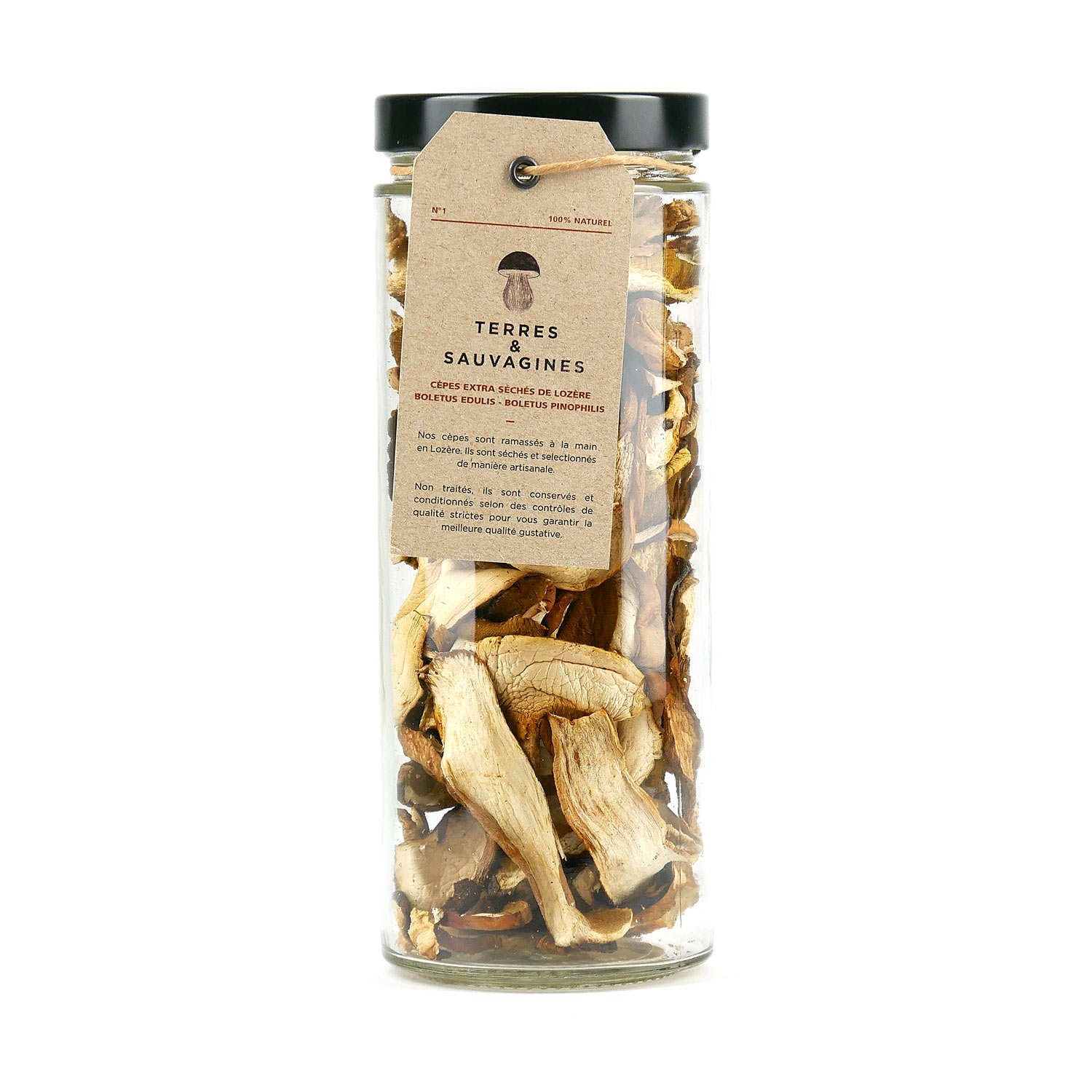 Cèpes séchées extra - Terres & Sauvagines