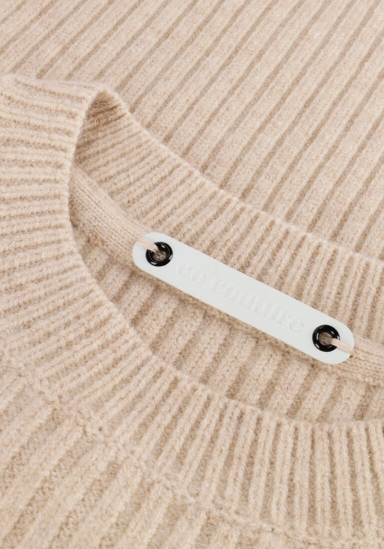 CO\\'COUTURE ecru co'couture trui row box o-knit