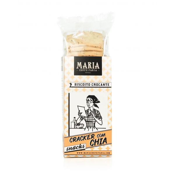 Maria Confeitaria Cracker com Chia 200g