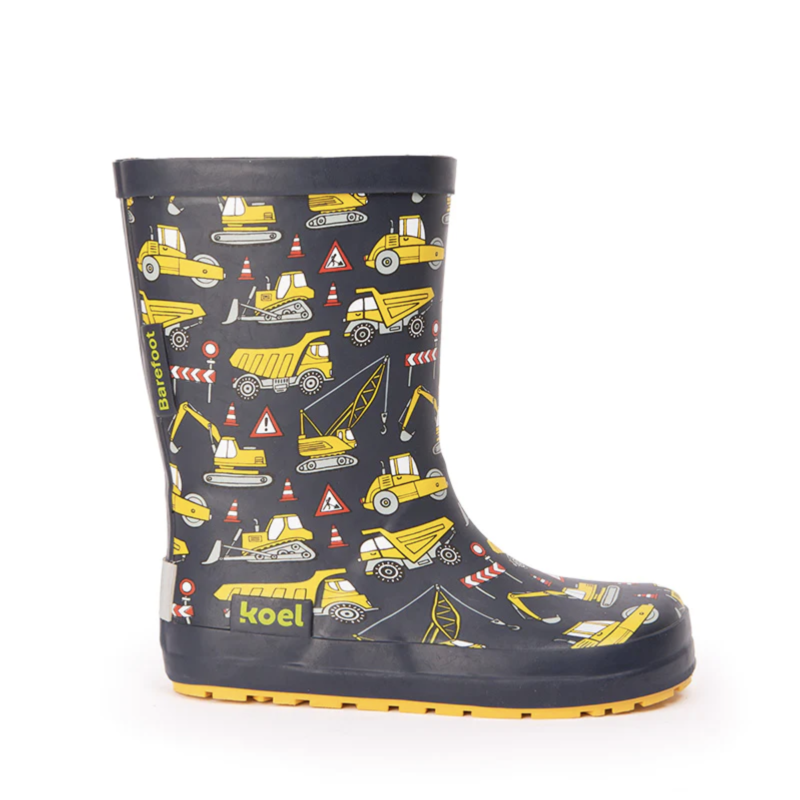Koel Koel Wellie Barefoot Tractor Bleu
