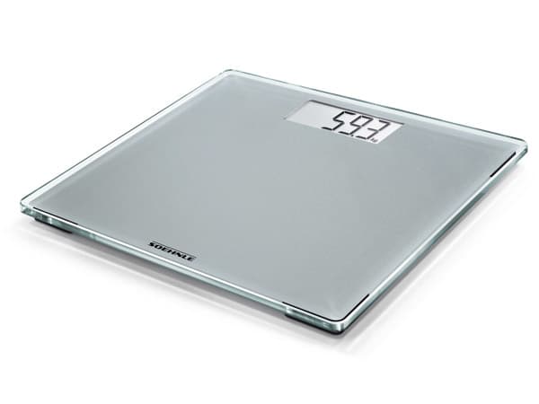 Soehnle Sense Compact 300, Elektronisk personvekt, 180 kg, 100 g, Sølv, kg, lb, ST, firkant