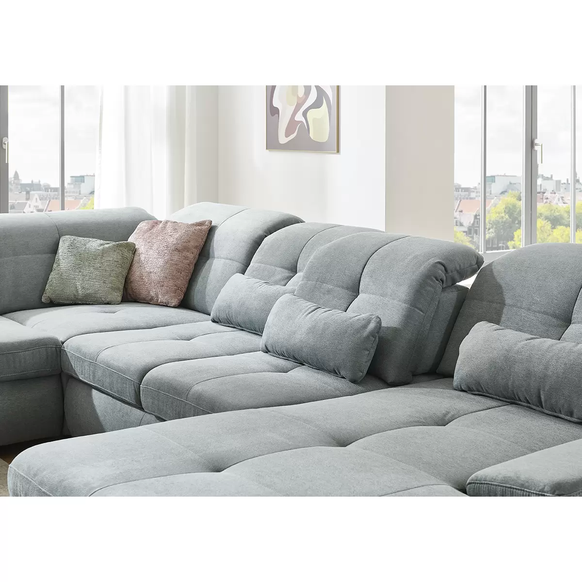 Wohnlandschaft Arbaz Grau
