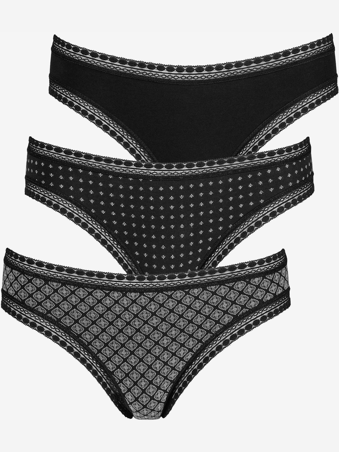 Lot de 3 slips brésiliens lascana