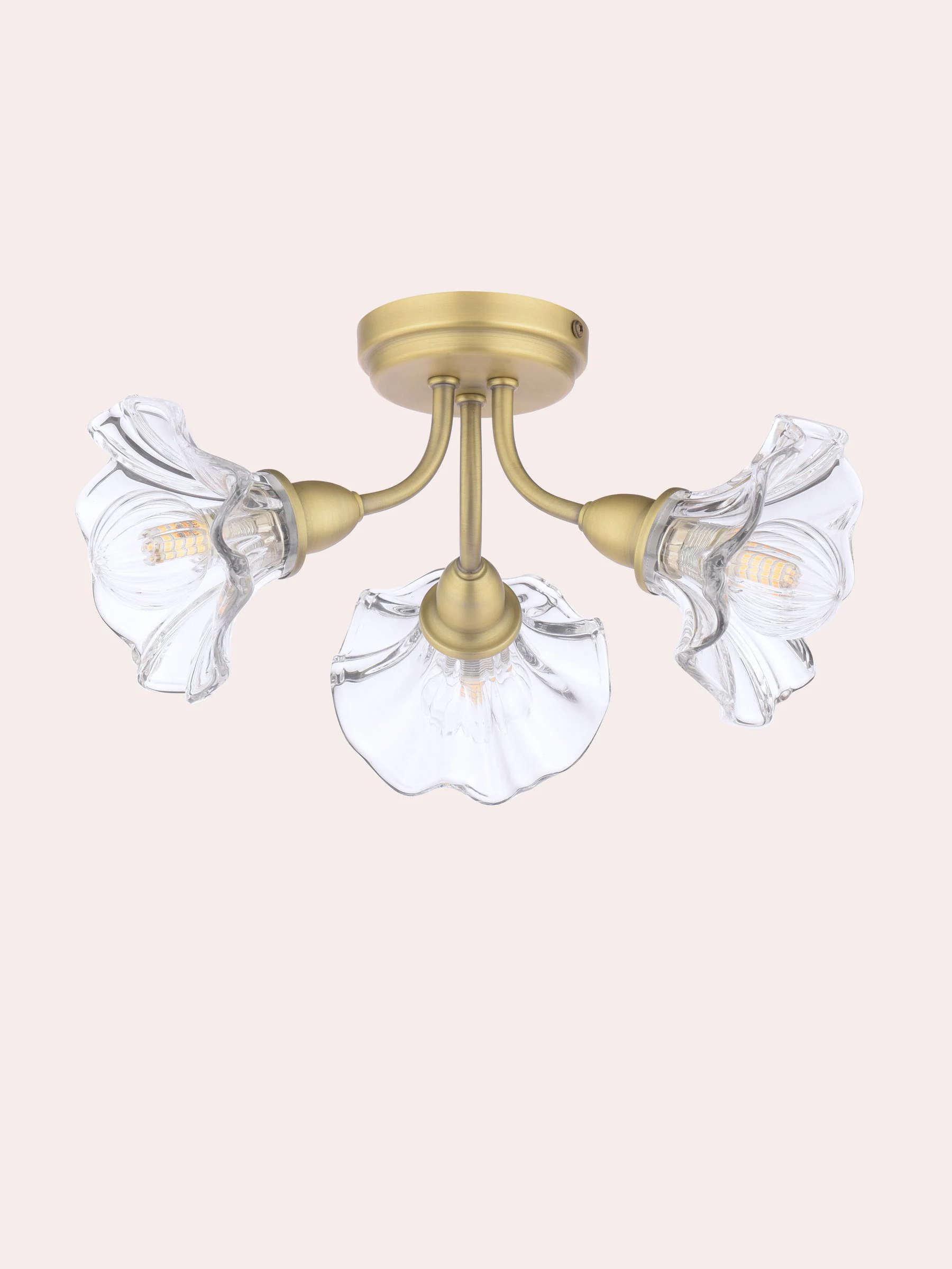 Laura Ashley Kerswell 3 Light Semi Flush