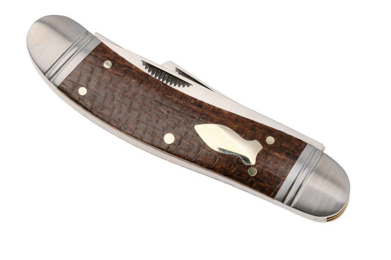 Rough Ryder Reserve Roundup RRR026, D2, Brown Micarta, slipjoint zakmes