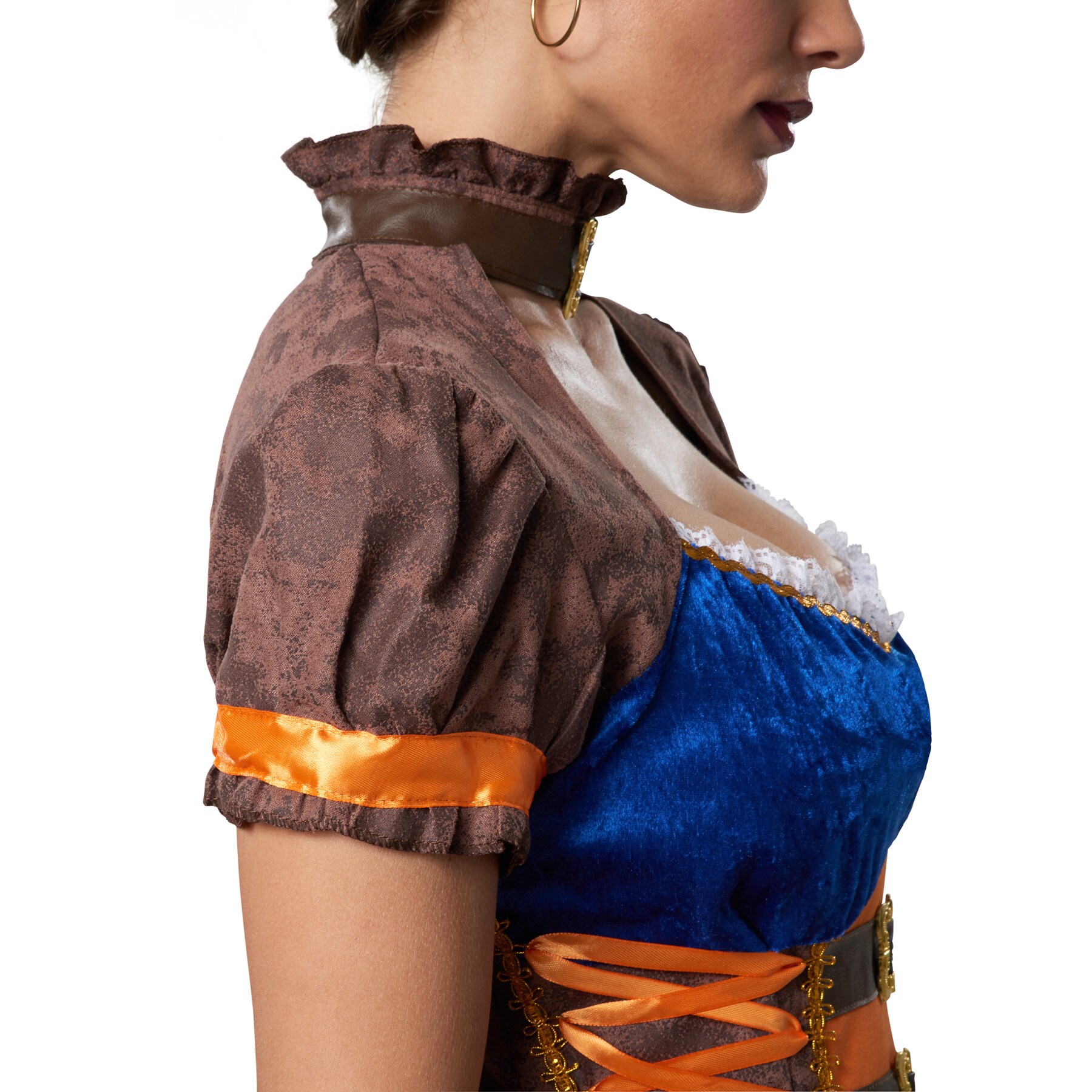 tectake® Frauenkostüm Steampunk Abenteurerin