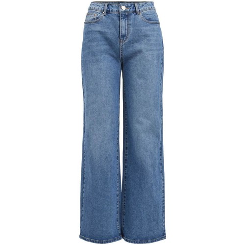 Vila - VIWIDER DL HW WIDEMedium Blue Denim Azul