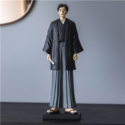 Statuette homme japonais - BECQUET CRÉATION