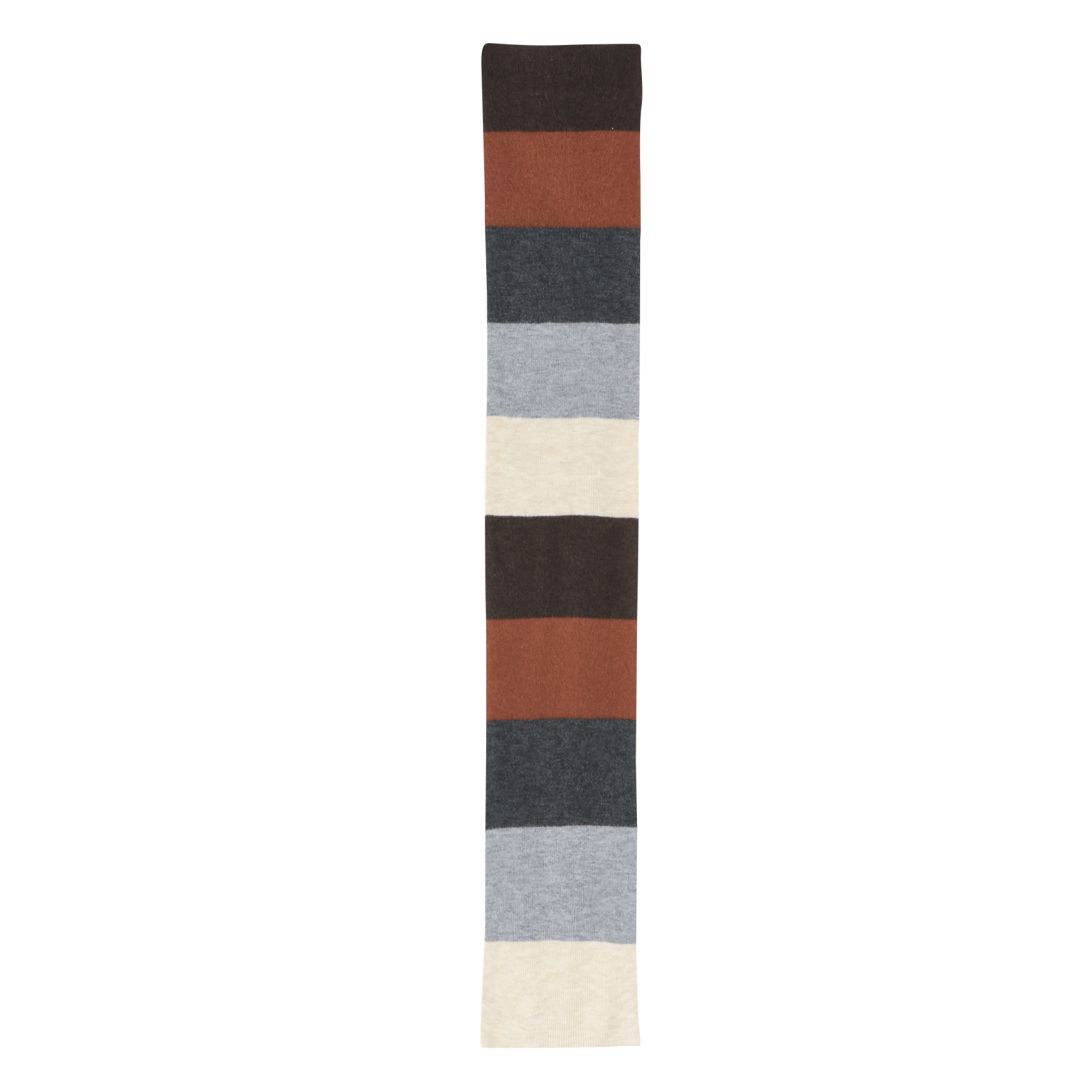 Echarpe rectangulaire à rayures | Gris