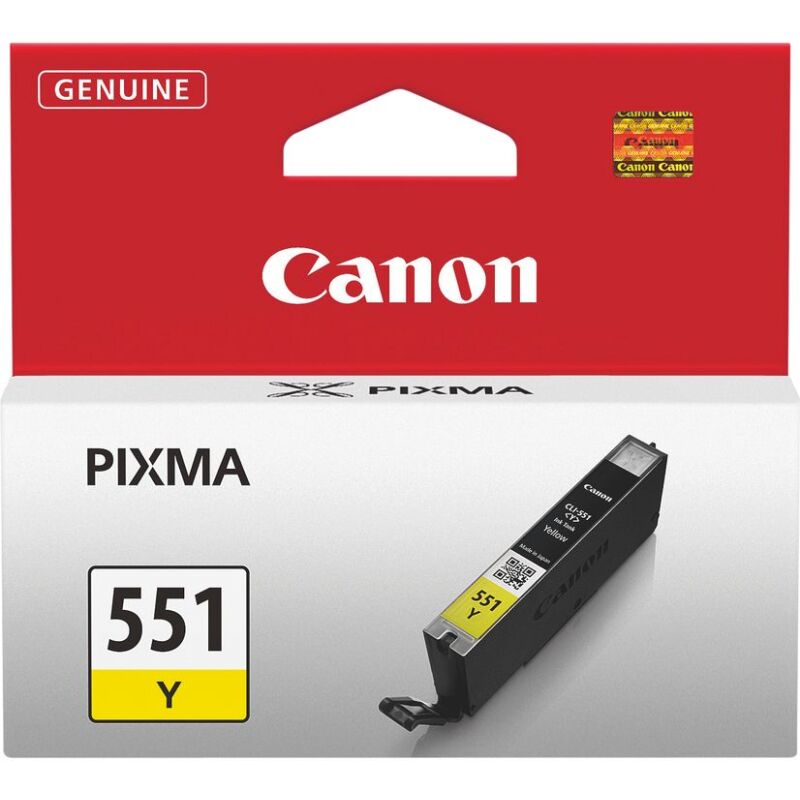 Cartouche Canon CLI-551 couleurs séparées pour imprimante jet d'encre