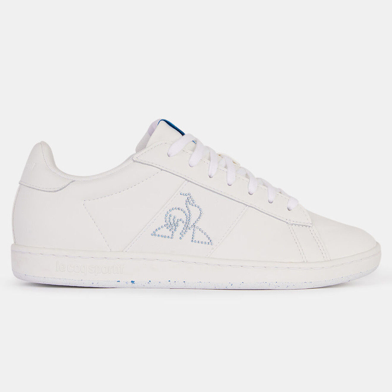 Le Coq Sportif Baskets en Cuir Courtmatch blanches