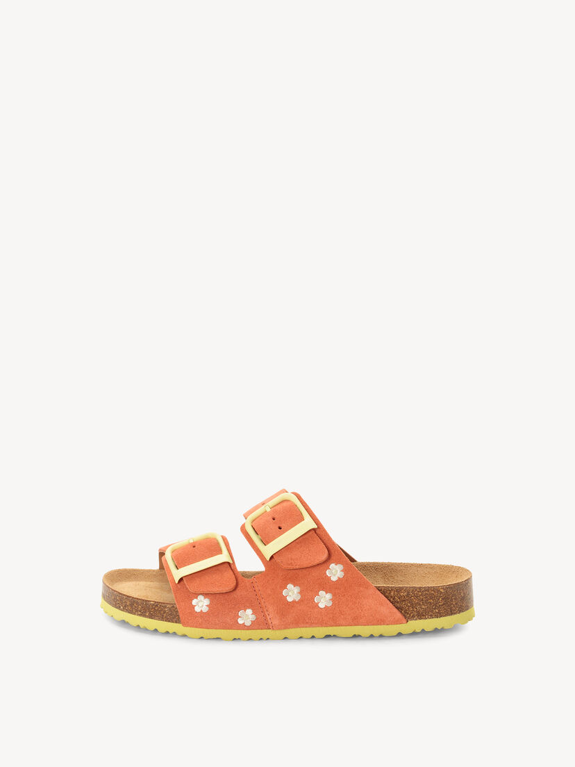 Leren Slipper - rood