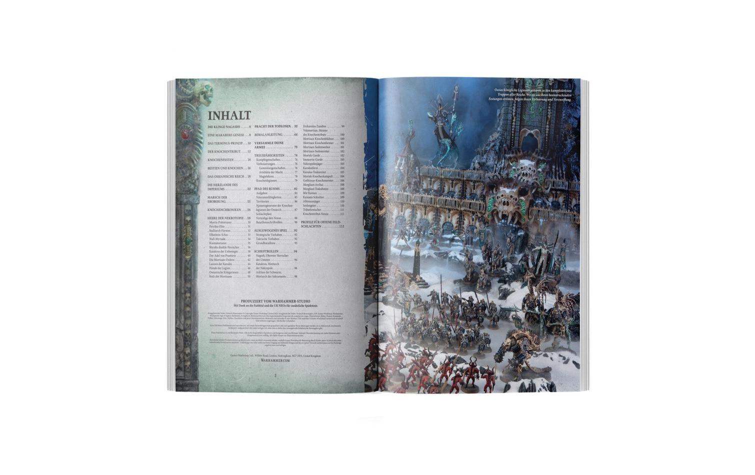 Buch Warhammer Age of Sigmar Ossiarch Bonereapers, DEWarhammer Age of Sigmar Battletome: Ossiarch Bonereapers, Deutsch