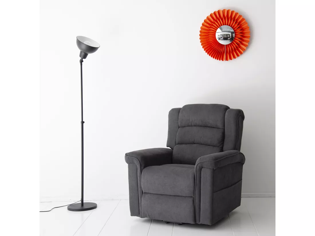 Fauteuil électrique inclinable BERNIE gris - HAPPY GARDEN