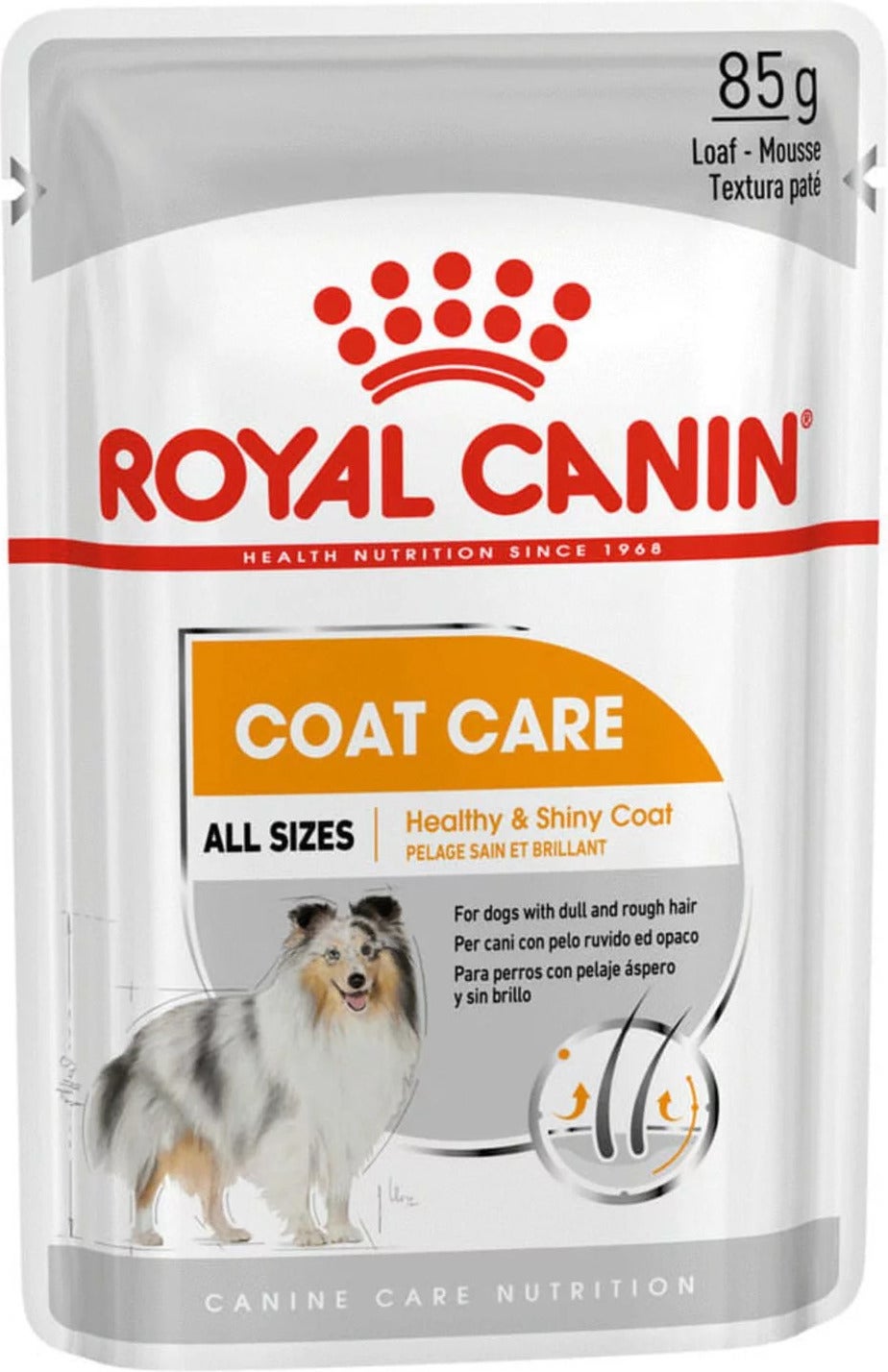 Royal Canin natvoer Canine Care Nutrition coat care 85 g 12 stuks
