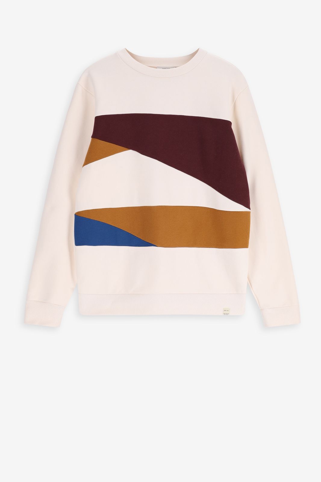 Witte colourblock sweater