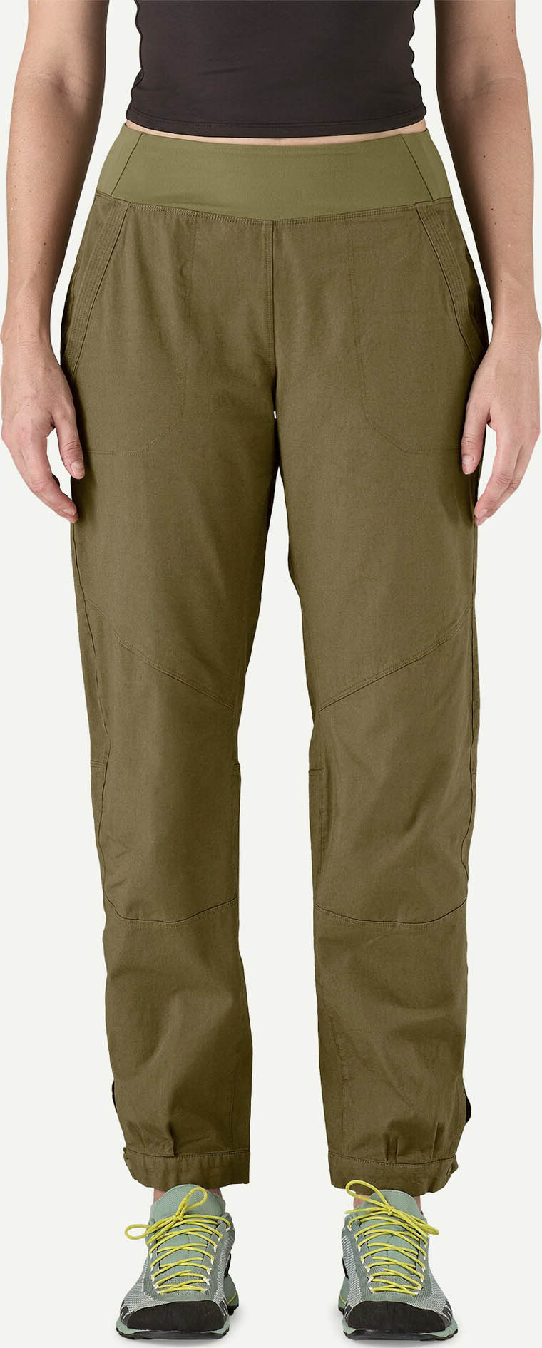 Caliza Rock Pants - Regular Dame Tent Green