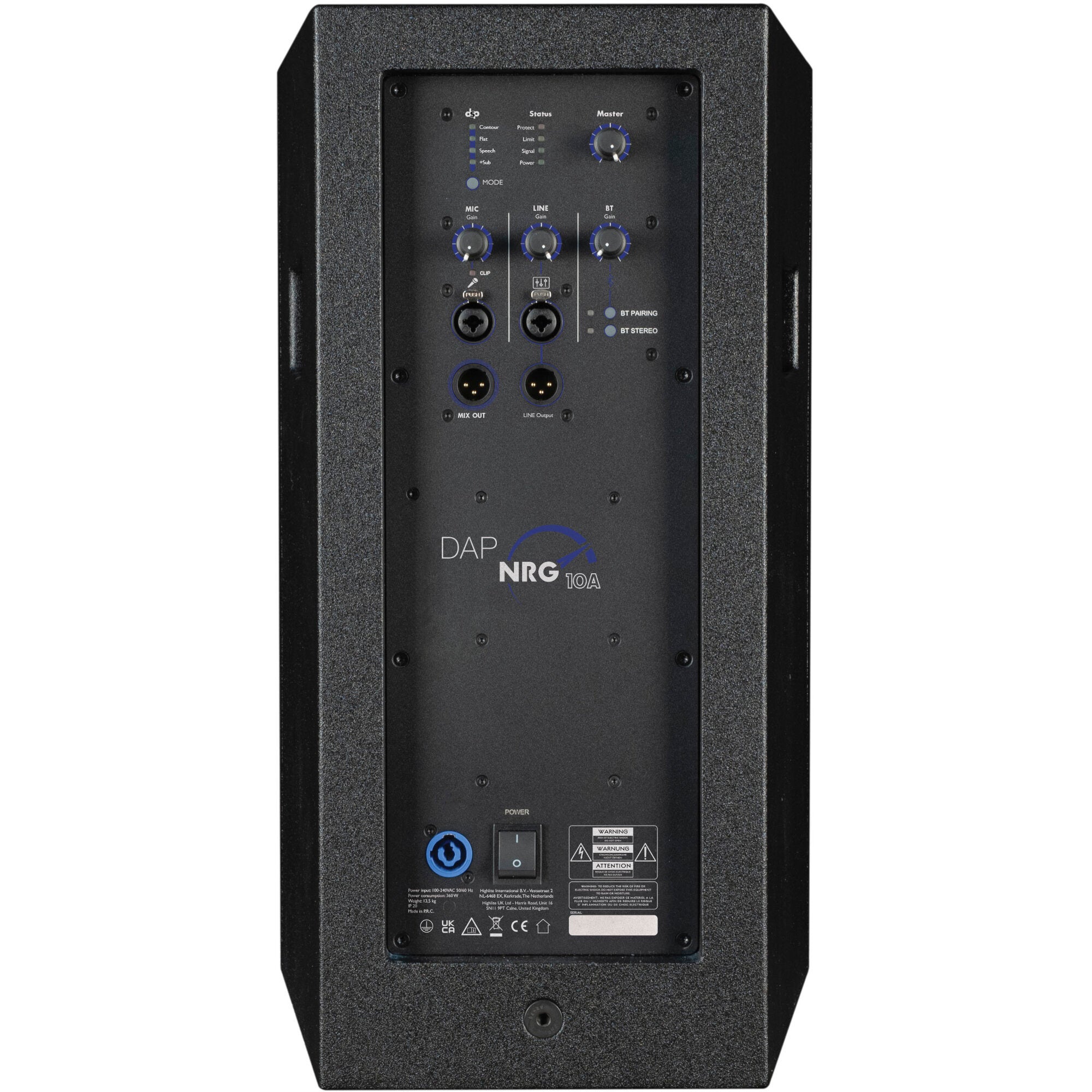 DAP NRG-10A actieve 10 inch fullrange speaker
