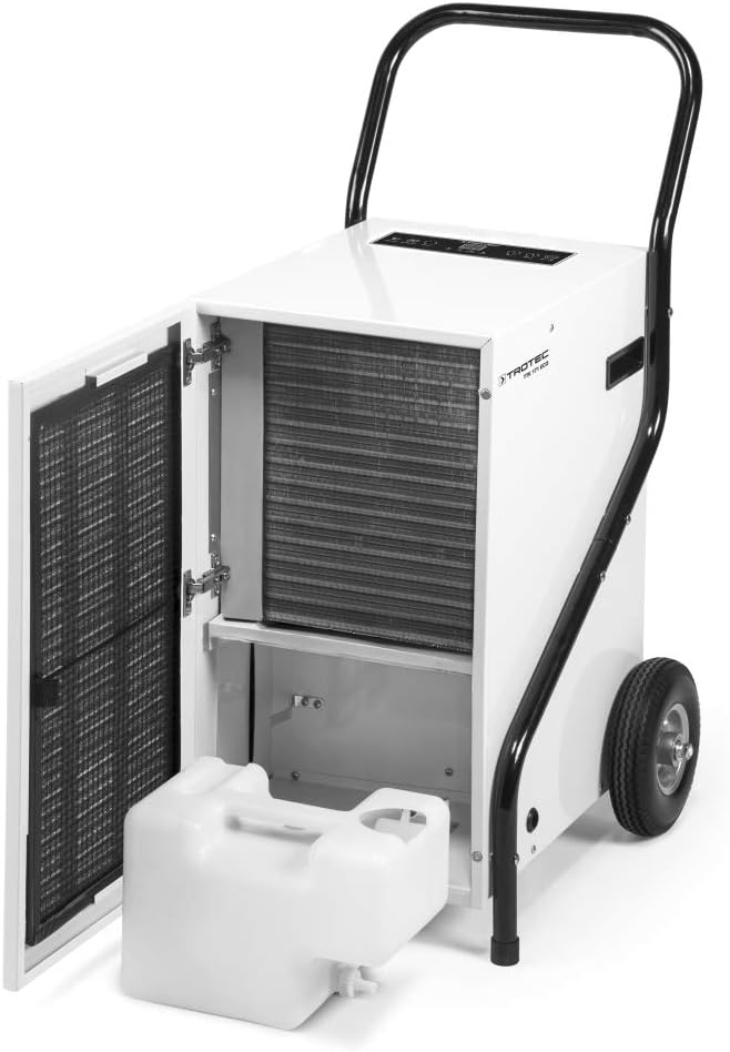 TROTEC Luftentfeuchter TTK 171 ECO – Leistung 52 L/Tag – Fläche 90 m² / 230 m³ – Bautrockner – für große Räume
