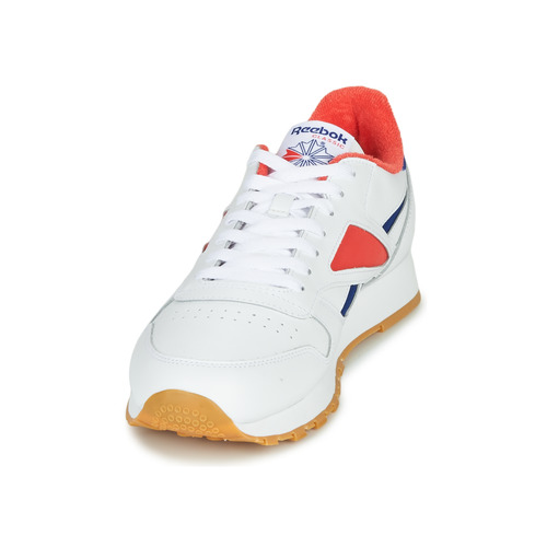 Reebok Classic - CL LEATHER MARK - Gris / Blanc / Rouge