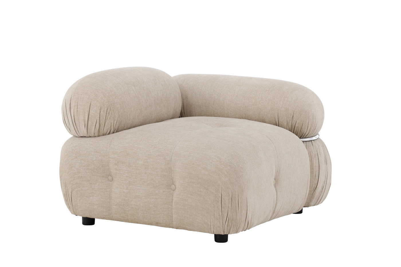 FjÃ´rd - Bank Module Hoek Links - Beige - 95cm - Mika
