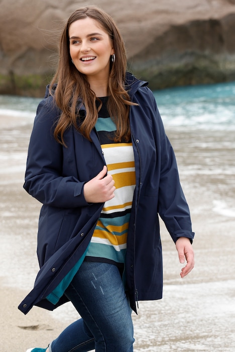 2-in-Jacke, Funktions-Qualität, herausnehmbare Fleecejacke, Kapuze