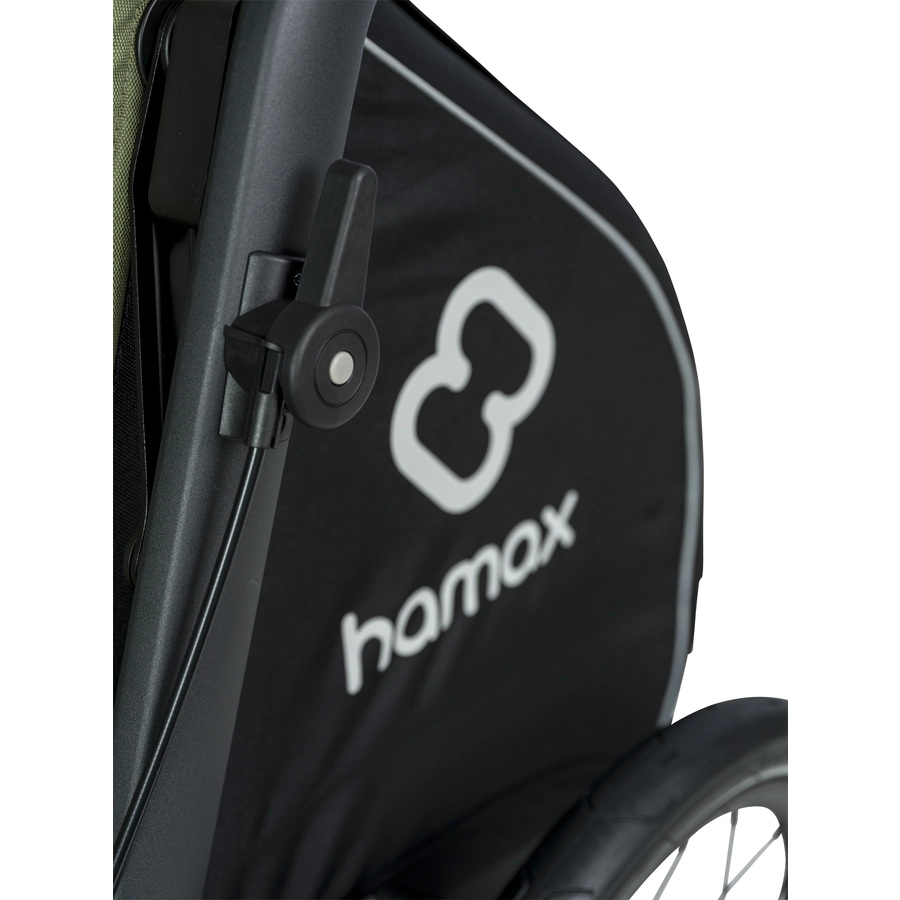 hamax Hundeanhänger Pluto M greenblack