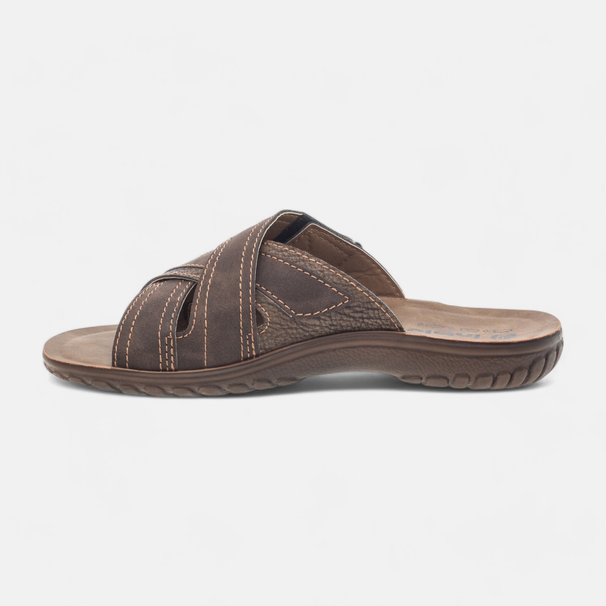 Nu-pieds Homme marron