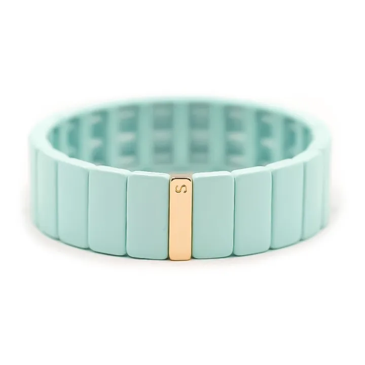 Simone à Bordeaux Bracelet Colorblock | Bleu ciel