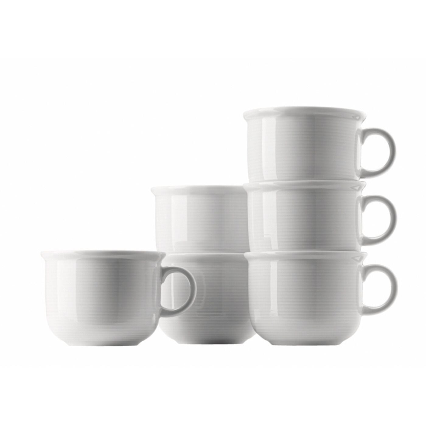 ThomasKaffee-Obertasse 180 ml «Trend weiss» 6 Stk.