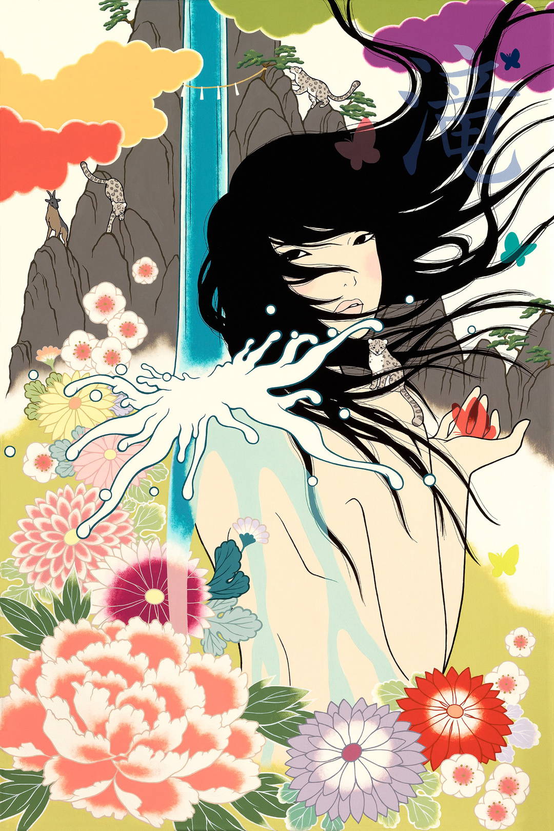 Taki (Water fall) by Yumiko Kayukawa - Limited Edition. Edition of: 100. Signed.