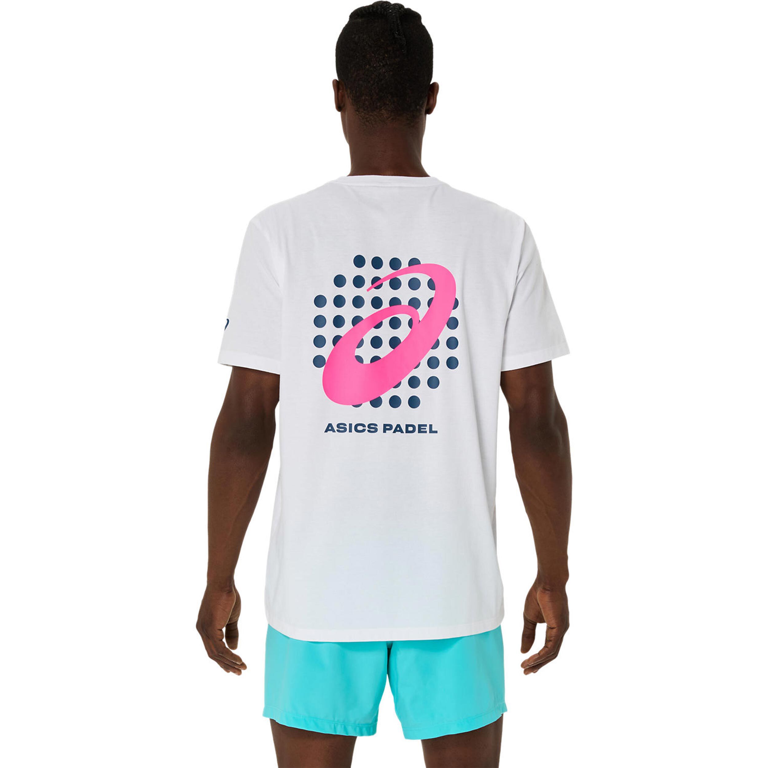 ASICS Court Graphic T-shirt Hommes - Blanc