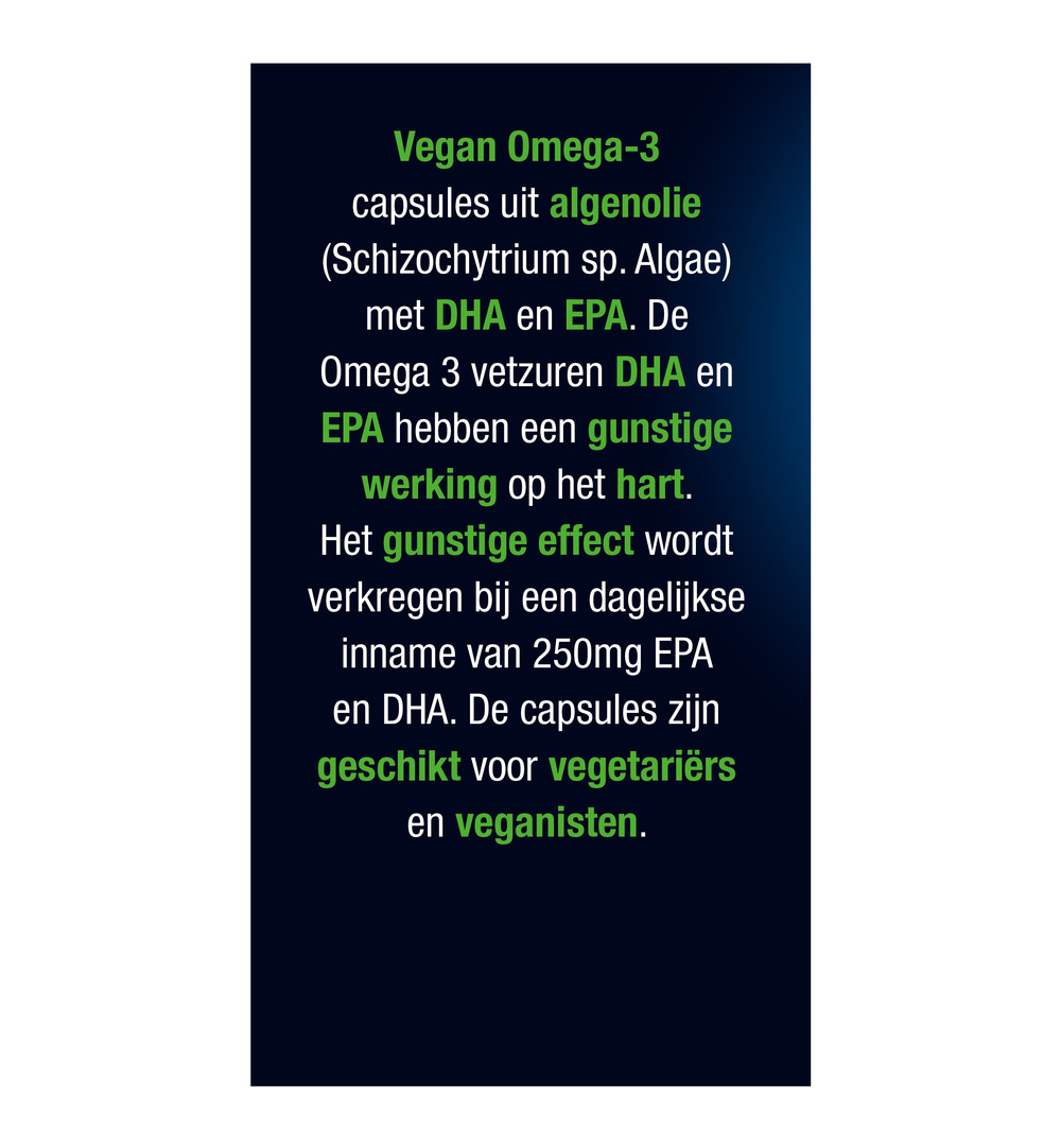 Lucovitaal Omega 3 375mg EPA & DHA Vegan (30 capsules)