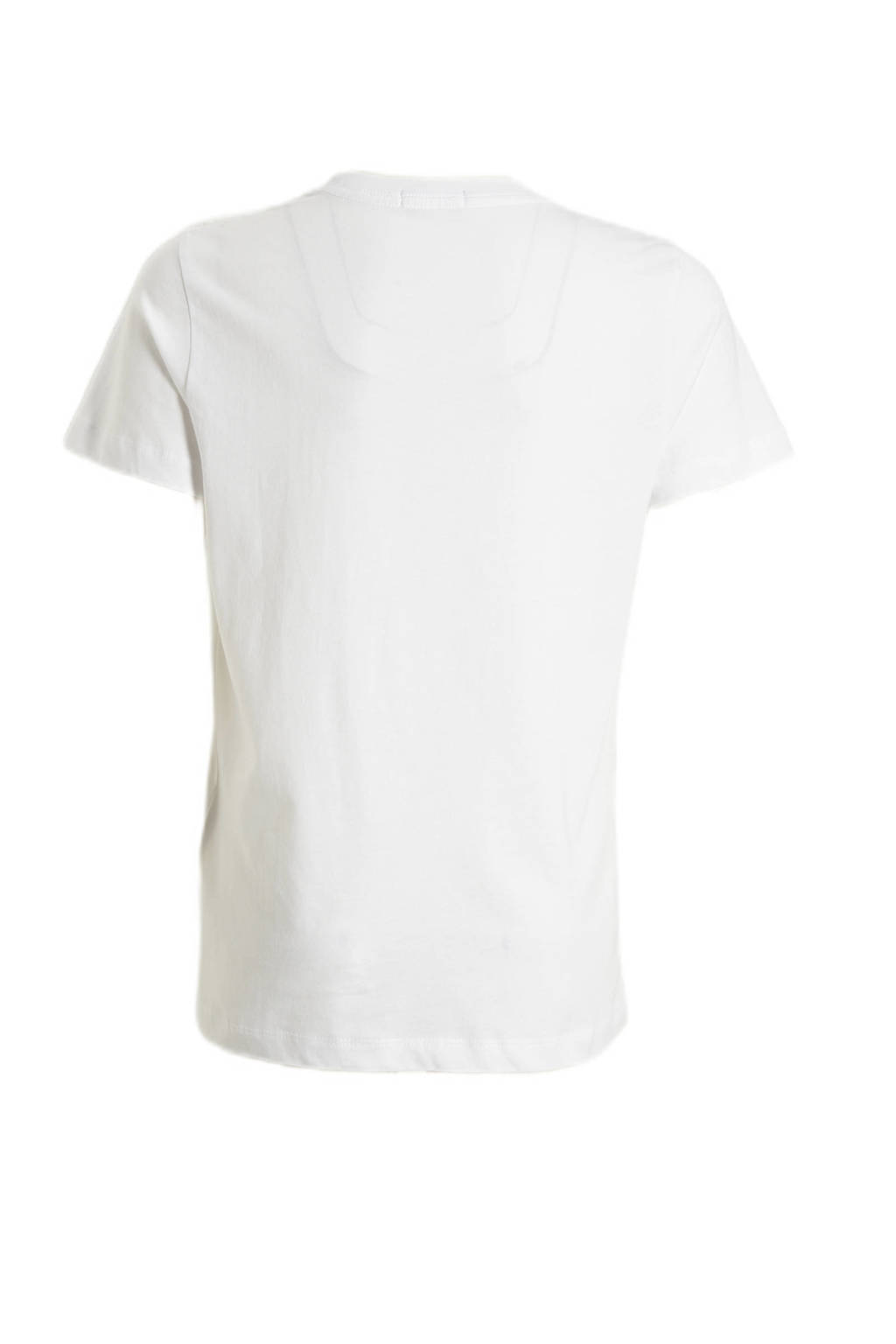 REPLAY T-shirt met logo donkerblauw