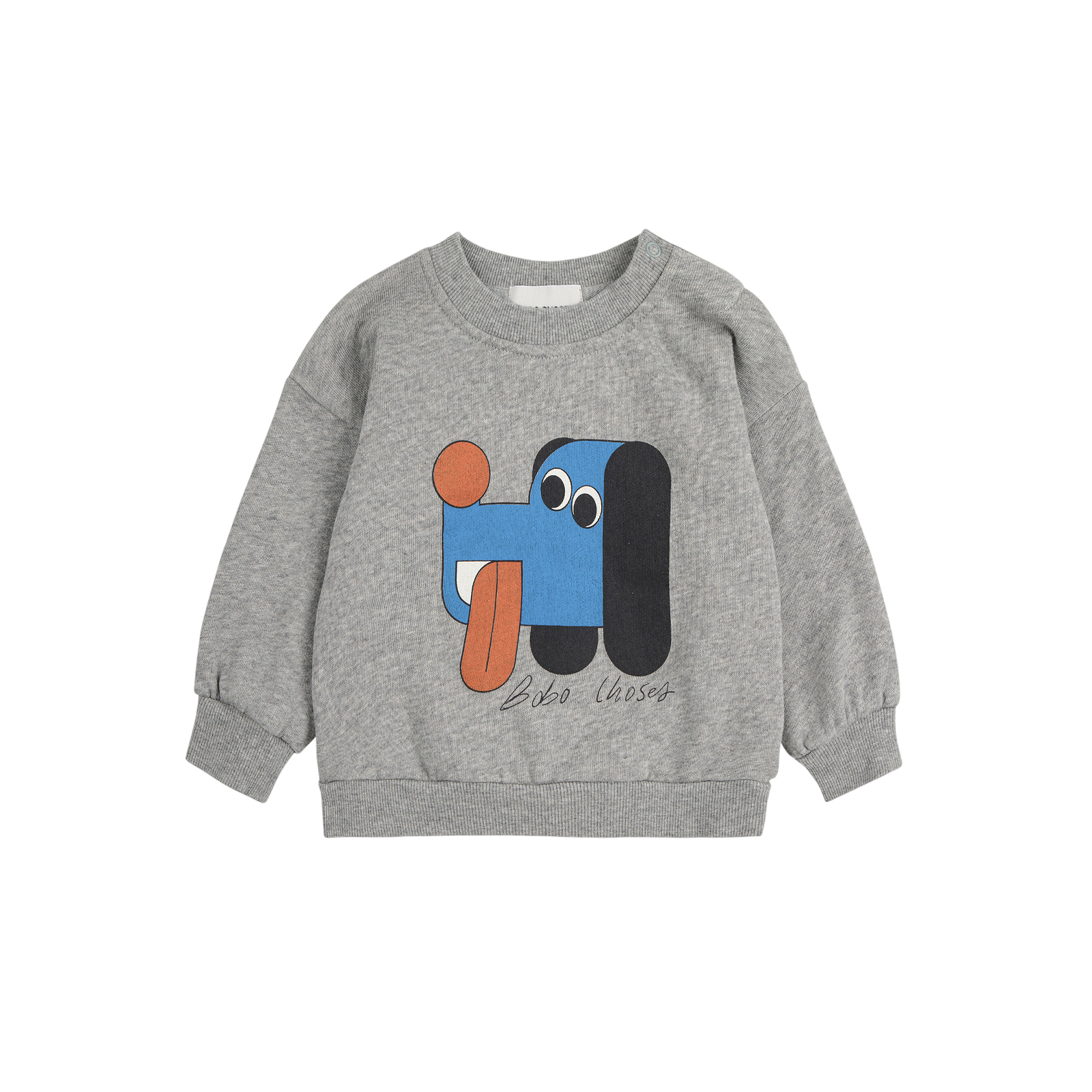 Baby Sweatshirt Doggy Mate Light Heather Grey