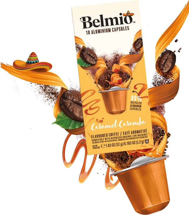 Belmio Caramel Caramba kapsler til Nespresso (10 stk.)