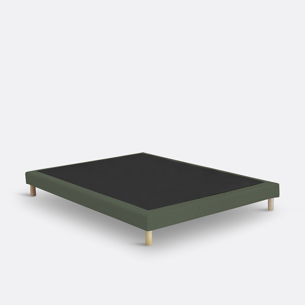 LA REDOUTE INTERIEURS<br>Base de cama estofada com 12 ripas e pés