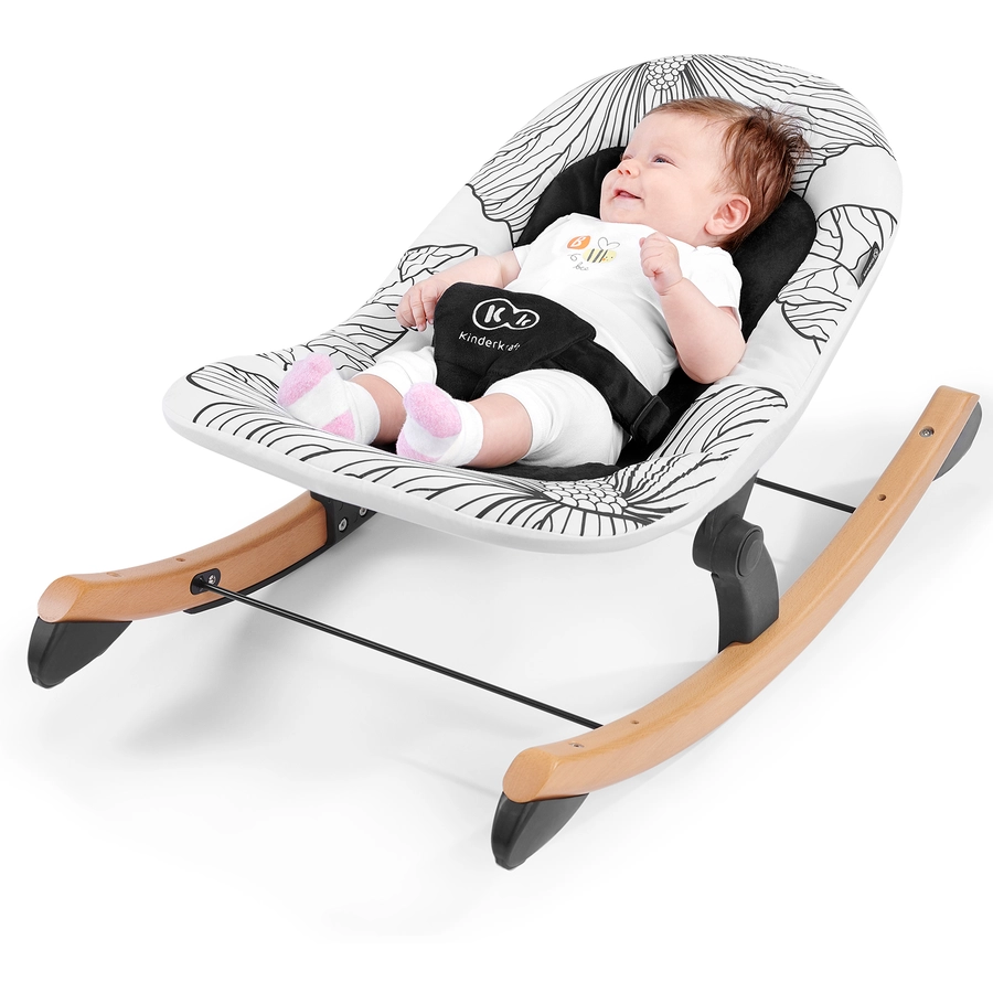 Kinderkraft Babywippe Finio Black White