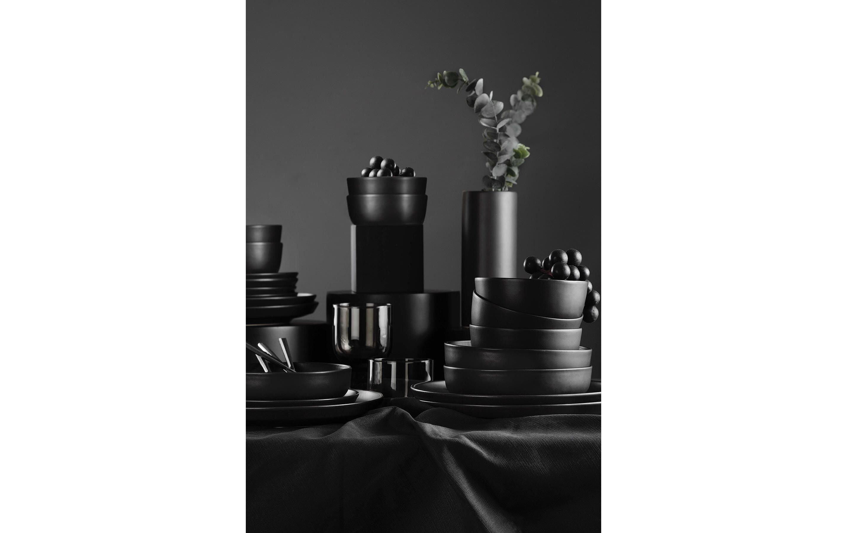 Geschirr-Set Schwarz<br>Tafelservice (18 Stück)