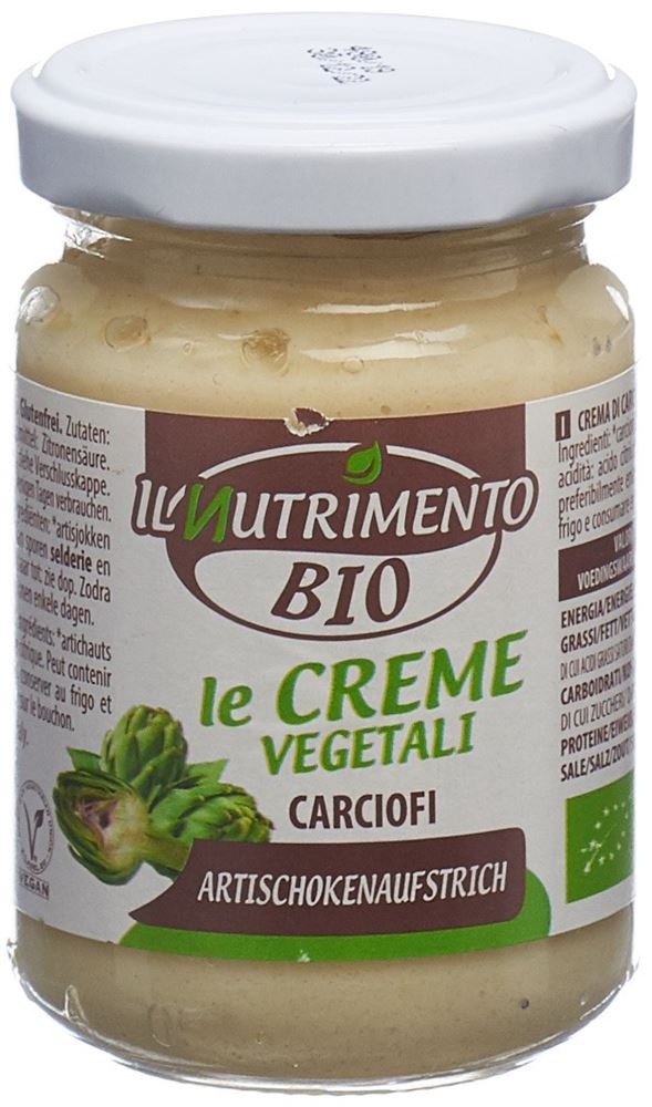 IL NUTRIMENTO Artischockenaufstrich<br>130 g, Glas, Bio