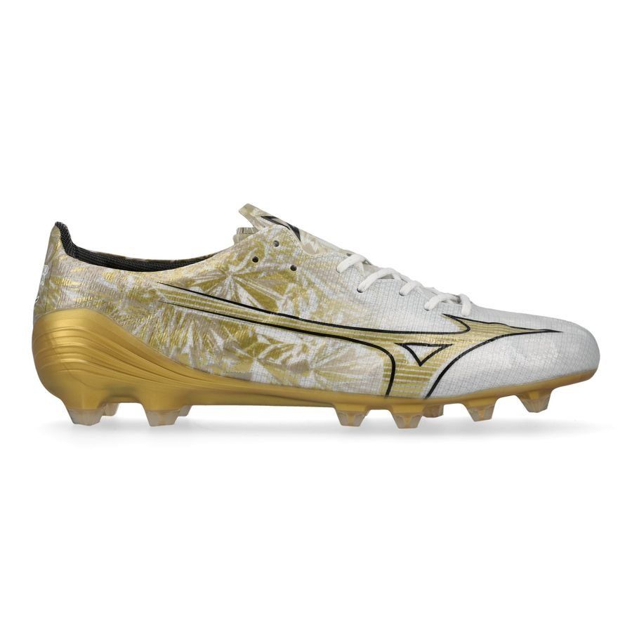 Mizuno Alpha Elite FG/AG Prism Gold - Blanc/Doré/Noir