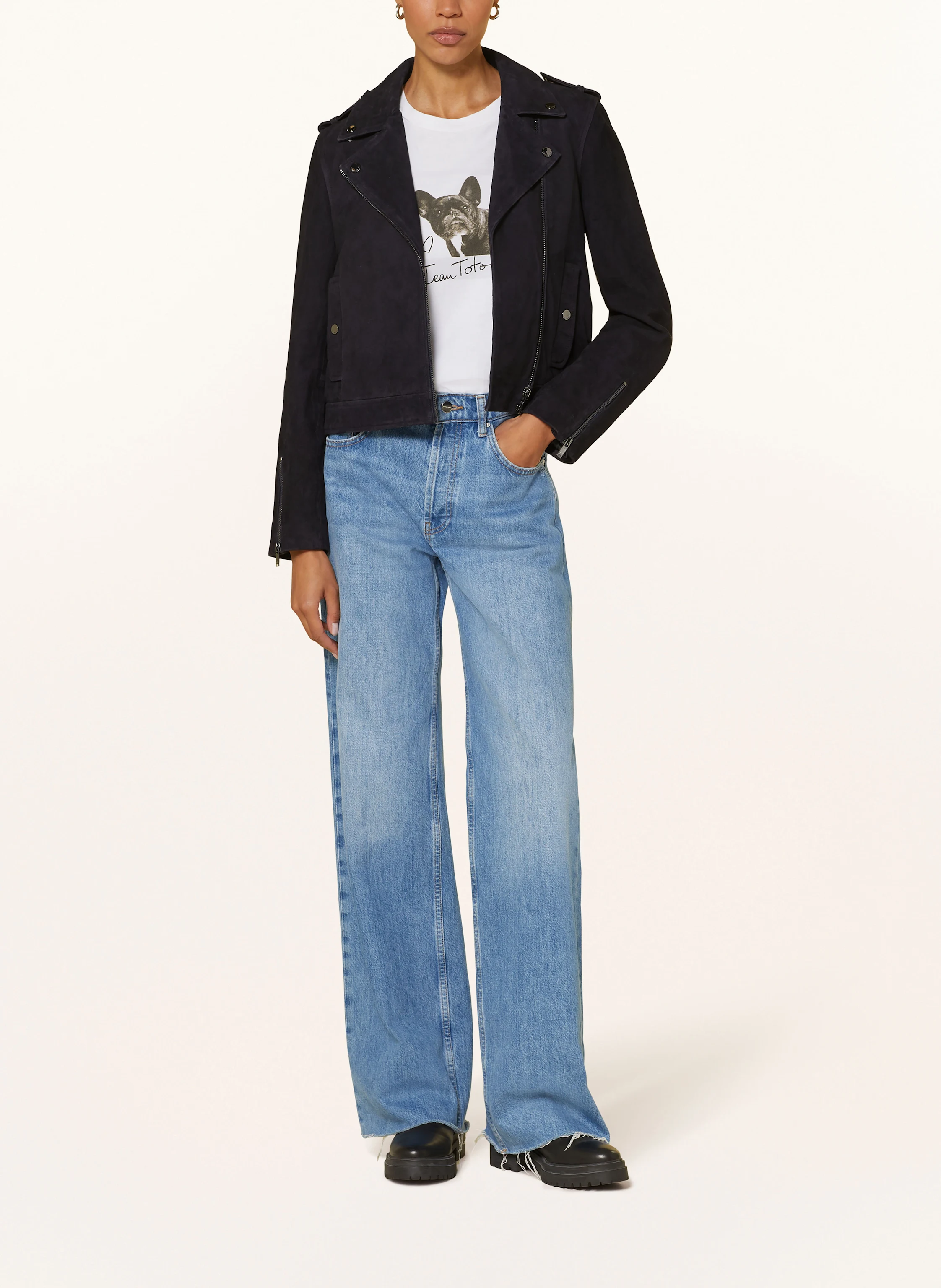 CLAUDIE PIERLOT Lederjacke