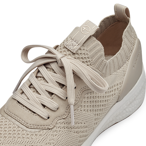 Tamaris Textile Sneakers, Ivory Metallic, 37