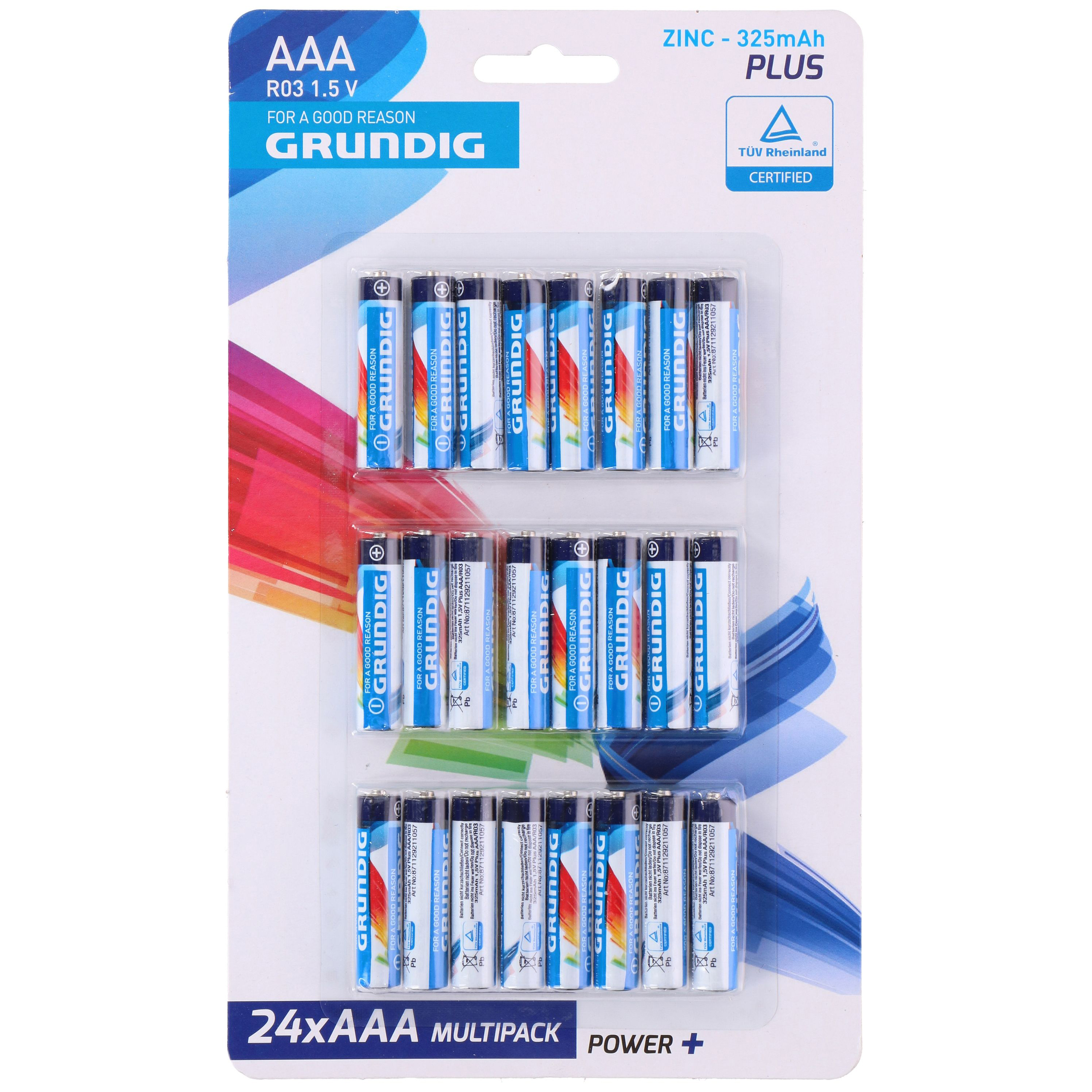 Batterie AAA GRUNDIG Power Plus 24 Stk.