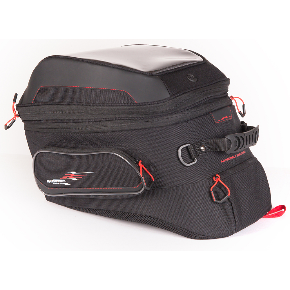 Bagster - Sacoche de réservoir Adventur Lock Noir / Rouge