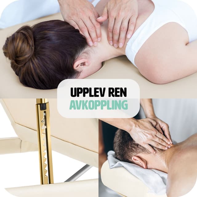 Massagebriks i aluminium med 3 zoner, 5cm polstring + taske